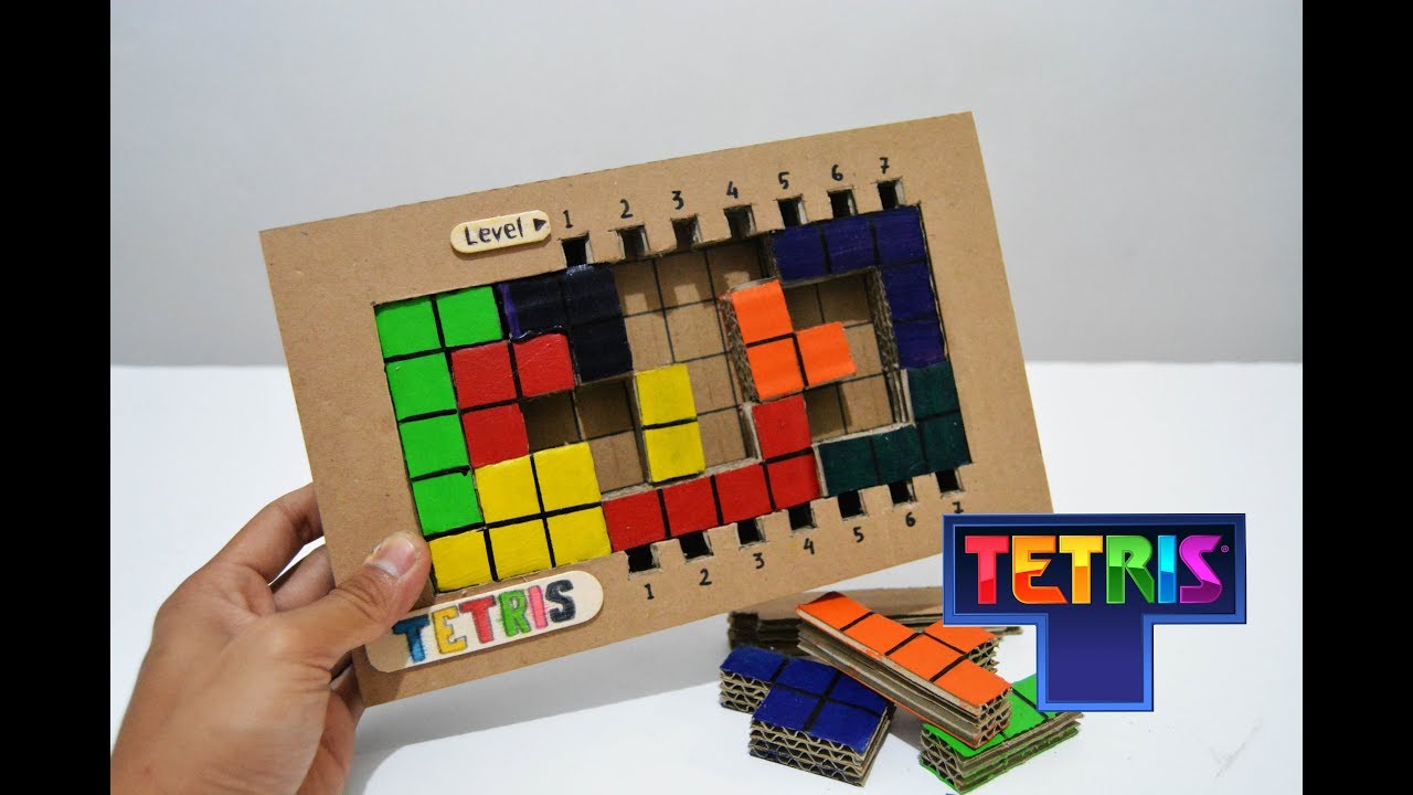 WOW!MENYULAP KARDUS JADI GAME TETRIS UNIK KEREN BERFAEDAH