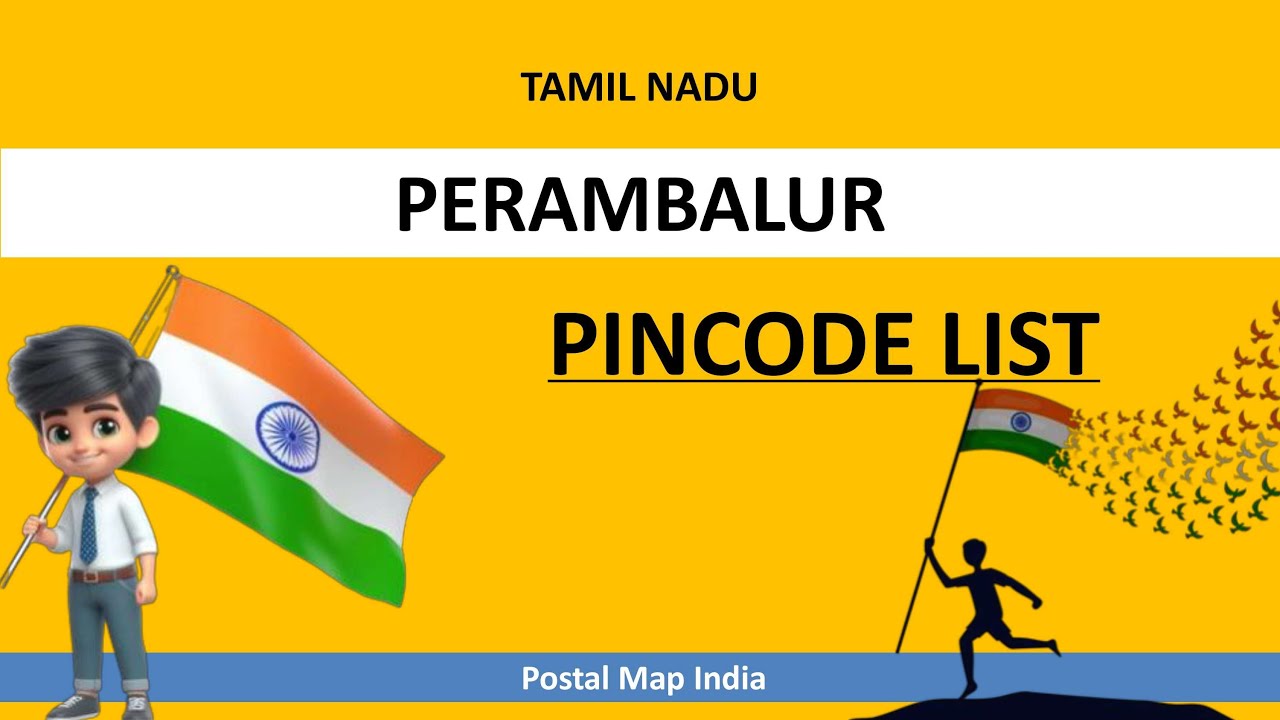 Perambalur District Pincode List || TAMIL NADU Zip Codes