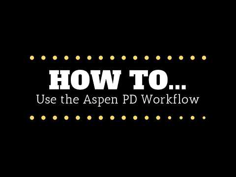 Aspen PD Activity Workflow CPS