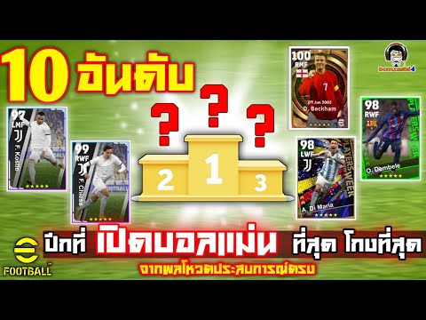 10 อันดับ ปีกที่เปิดบอลแม่นที่สุด! โกงที่สุด! สำหรับเปิดโหม่งเกมมิ่ง eFootball 2023