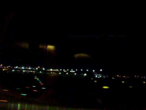 Asiana Airlines Boeing 747-400 Combi taking off at JFK Airport, New York, NY as Flight OZ 221 to Seoul-Incheon International Airport. Aircraft reg is HL7421. Time of departure is about 12:30AM.