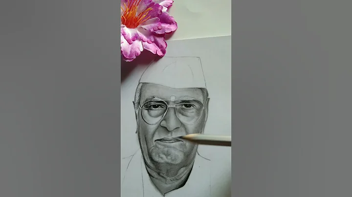 Sketch Drawing Of Dr. Nanasaheb Dharmadhikari | #shorts #art #punyatithi