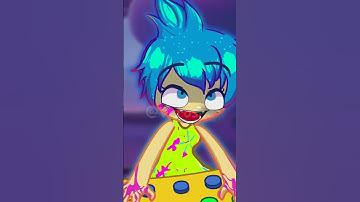 JOY crazy and Joy normal ⚠️Bloodpop⚠️ Delusional Joy || Inside out 2 #insideout2 #Gacha #gachatrend