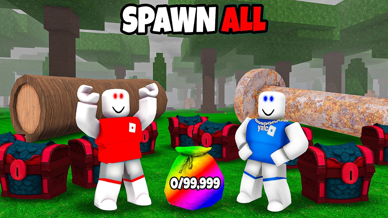 Using EVERY ADMIN ITEM in ONE GAME.. (99 Nights in the Forest)