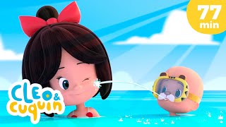 Learn To Swim With Cuquin's Swimming Song And More Nursery Rhymes For Kids With Cleo And Cuquin