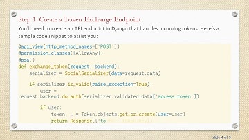 Integrating OAuth with Flutter and Django