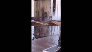 Underwater Hydrodemolition of Bridge Column