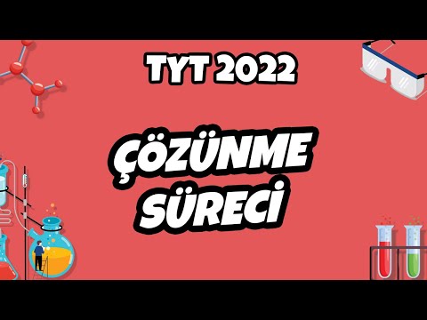 TYT Kimya - Çözünme Süreci | TYT Kimya 2022 #hedefekoş