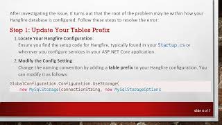 Resolving the Hangfire Duplicate Entry Error in MySQL