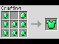 Minecraft UHC but you can craft emerald items..