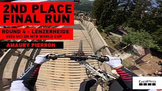 GoPro: Finals 2nd place Run Amaury Pierron - Lenzerheide - 2026 UCI MTB DH World Series