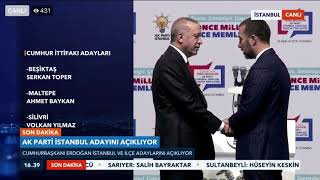 Cumhurbaşkanı Erdoğan, Volkan Yılmaz'dan söz aldı (28.12.2018) Resimi