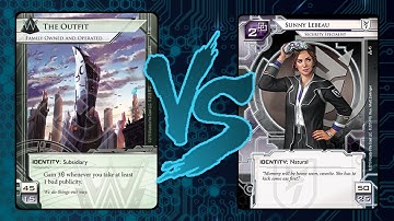 [EN] Android: Netrunner - In English #62 The Outfit Rig Shooter VS Sunny Link