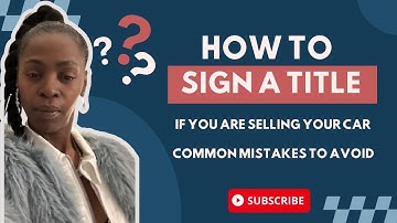 How to transfer a title if you are the seller or buyer.  NC title transfer