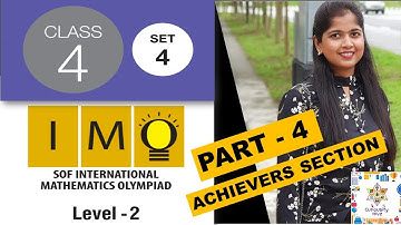 IMO Class 4 Level 2 - Achiever Section (2019)