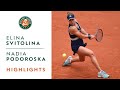 Elina Svitolina vs Nadia Podoroska - Quarter-Final Highlights I Roland-Garros 2020