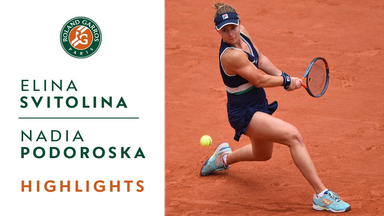 Elina Svitolina vs Nadia Podoroska - Quarterfinals Highlights I Roland-Garros 2020