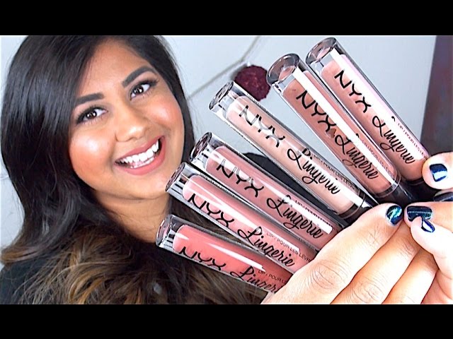 NEW NYX Lip LINGERIE Liquid Lipsticks: Review & Lip Swatches