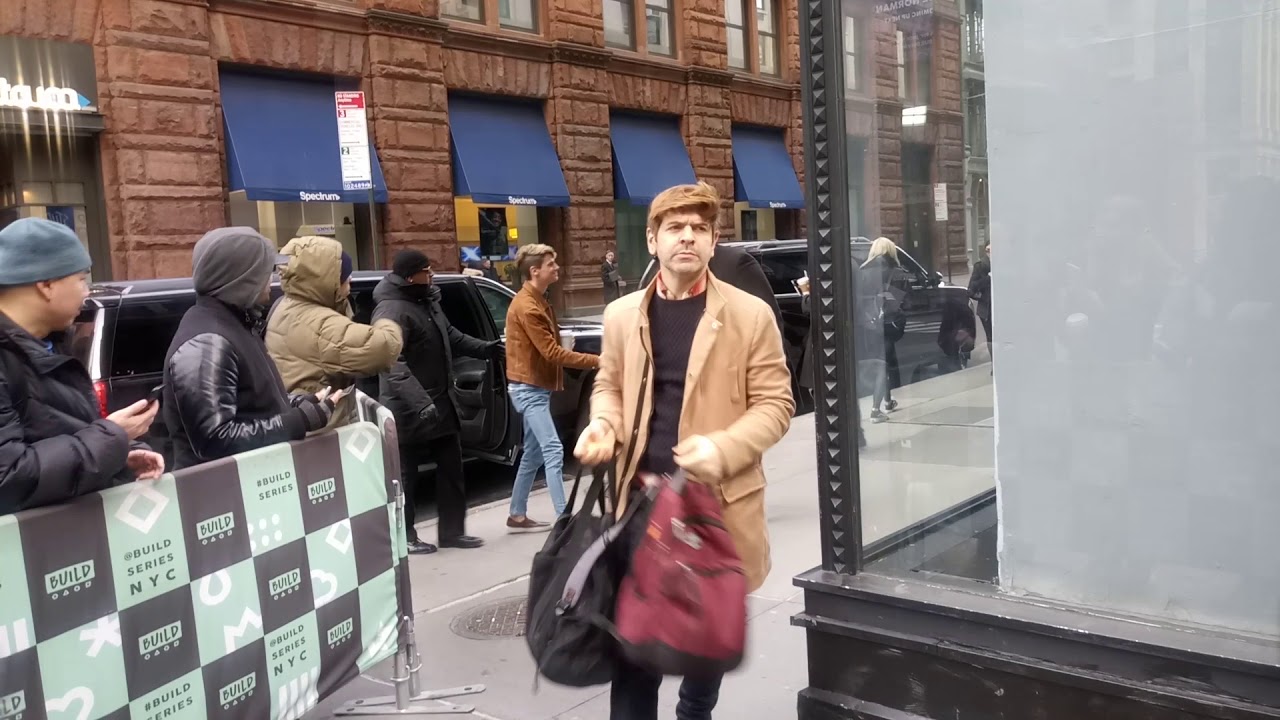 Jace Norman arriving at AOL Build. YouTube