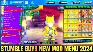 Stumble Guys Mod Menu Version.0.67❗Unlimited Gems Coin Unlock Everything 🤯 Stumble Guys Mod Apk 2024 screenshot 1