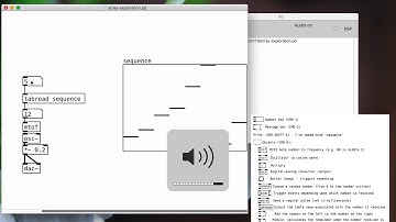 Introduction to Pure Data: sequencing with tables