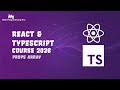 #015 - Tutorial React &amp; TypeScript - Props Array