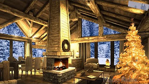 Christmas 2021 - 2 Hours of Classic Christmas Fireplace Music