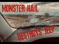 MONSTER STORM and MONSTER HAIL 05-20-2020 - Miles City, Montana