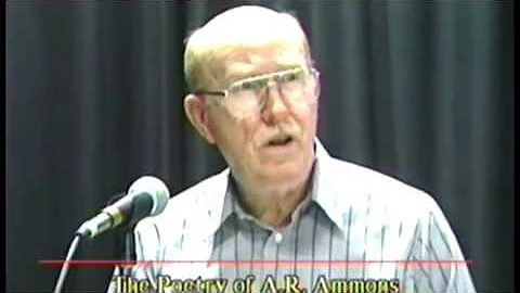 A.R. Ammons - The Poets' Cafe