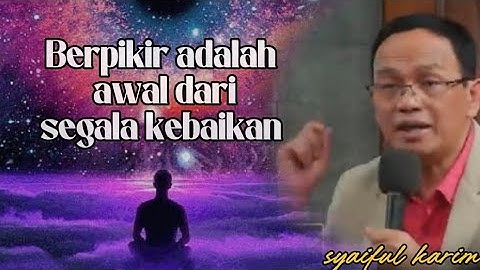 Gunakan pikiran | titik Terang | kajian makrifat | syaiful karim #kesadaran 