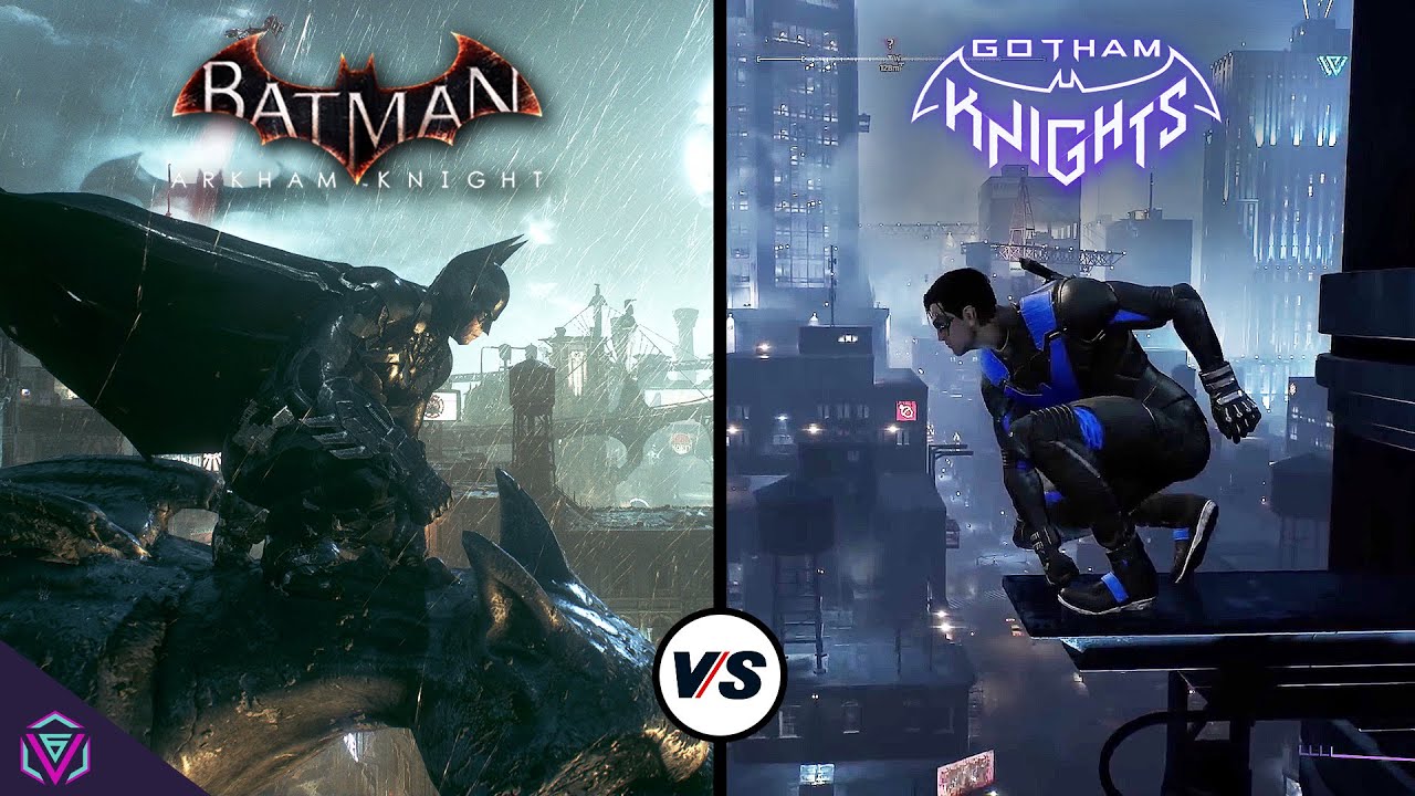 Gotham Knights vs Batman Arkham Knight - Gameplay Comparison - YouTube