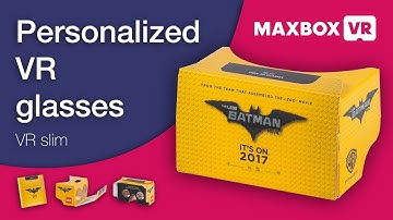 Branded Google cardboard | Personalized VR glasses - VR Slim | Maxbox VR
