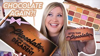 TOO FACED BETTER THAN CHOCOLATE PALETTE REVIEW + 2 LOOKS!