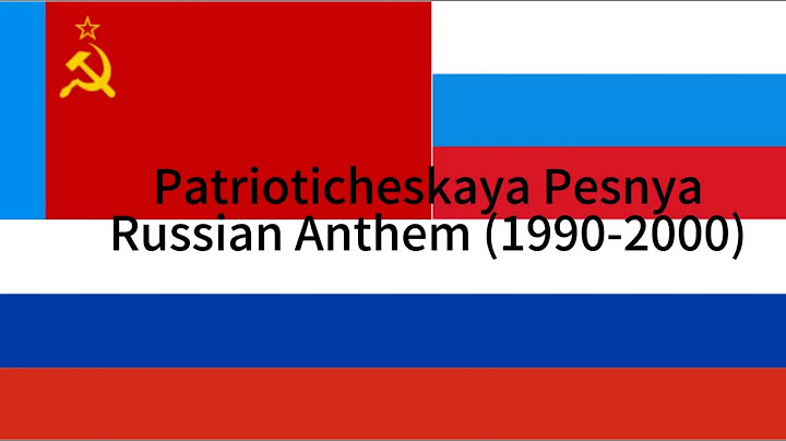 [REMASTERED] Patrioticheskaya Pesnya (Rusijos himnas 1990–2000)