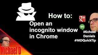 Open an Incognito Window in Chrome private browsing