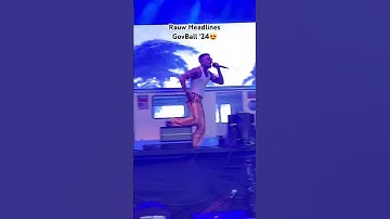 Thumbnail of Rauw Alejandro Performing Diluvio in NYC #rauwalejandro #concert #diluvio #govballnyc