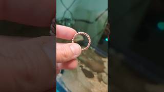 ADLS1935| Twisted Tensor Ring Size 9.5 | Bio-electric Alignment Arthritis Relief | EMF blocker