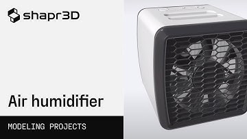 3D modeling an air humidifier | Shapr3D tutorial