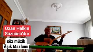 Ozan Halkın Sözcüsüdür Aşık Mazlumi