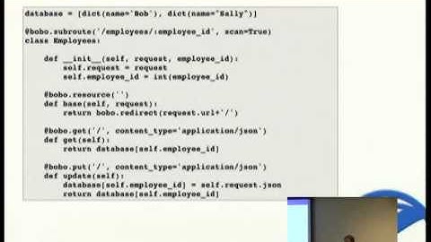 Bobo, a web framework that