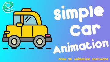 Simple Car Animation Enve | Enve 2D | Freeware Camp | Motion Graphics | 2d Animation
