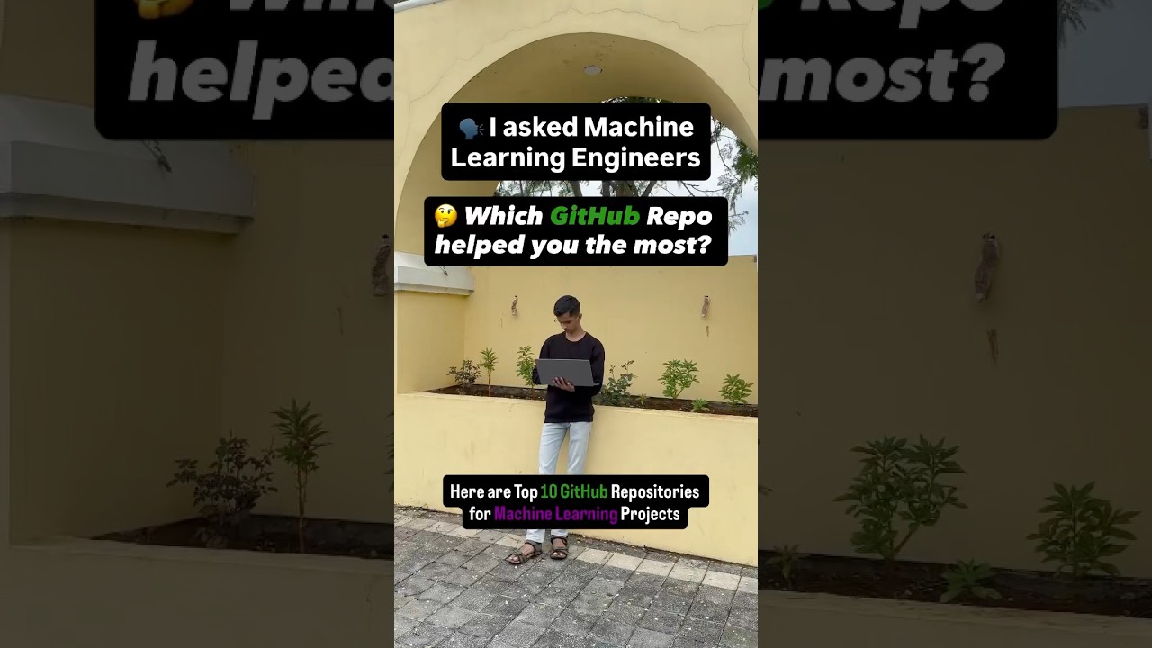 GitHub Repositories for Machine Learning Projects