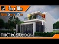 TNA143 | Mẫu nhà 2 tầng đẹp | nhà 6x15m | đất 6x18m | Small House Design Idea