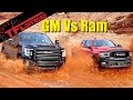 Can the GMC Sierra HD AT4 Dethrone the Ram Power Wagon Off-Road? We Get Them Muddy to Find Out!