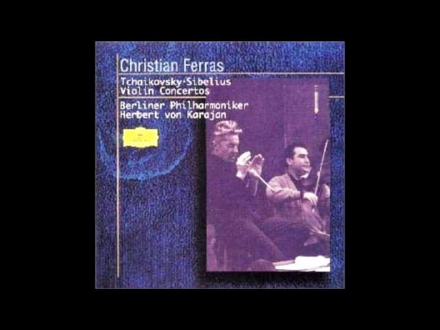 Sibelius - Concerto pour violon: 1er mvt : Christian Ferras / Orch Philh Berlin / H.von Karajan