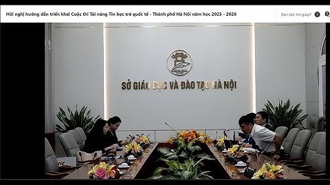 SGD&ĐT HÀ NÔI | HỘI NGHỊ THI TIN HỌC TRẺ QUỐC TẾ  | DÀNH CHO HỌC SINH TIỂU HỌC