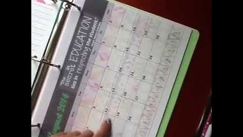 Teacher Talk: New School Year, New Planner