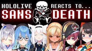 【Eng Sub】Hololive members cries after killing Sans during Genocide route (full reactions)【Undertale】