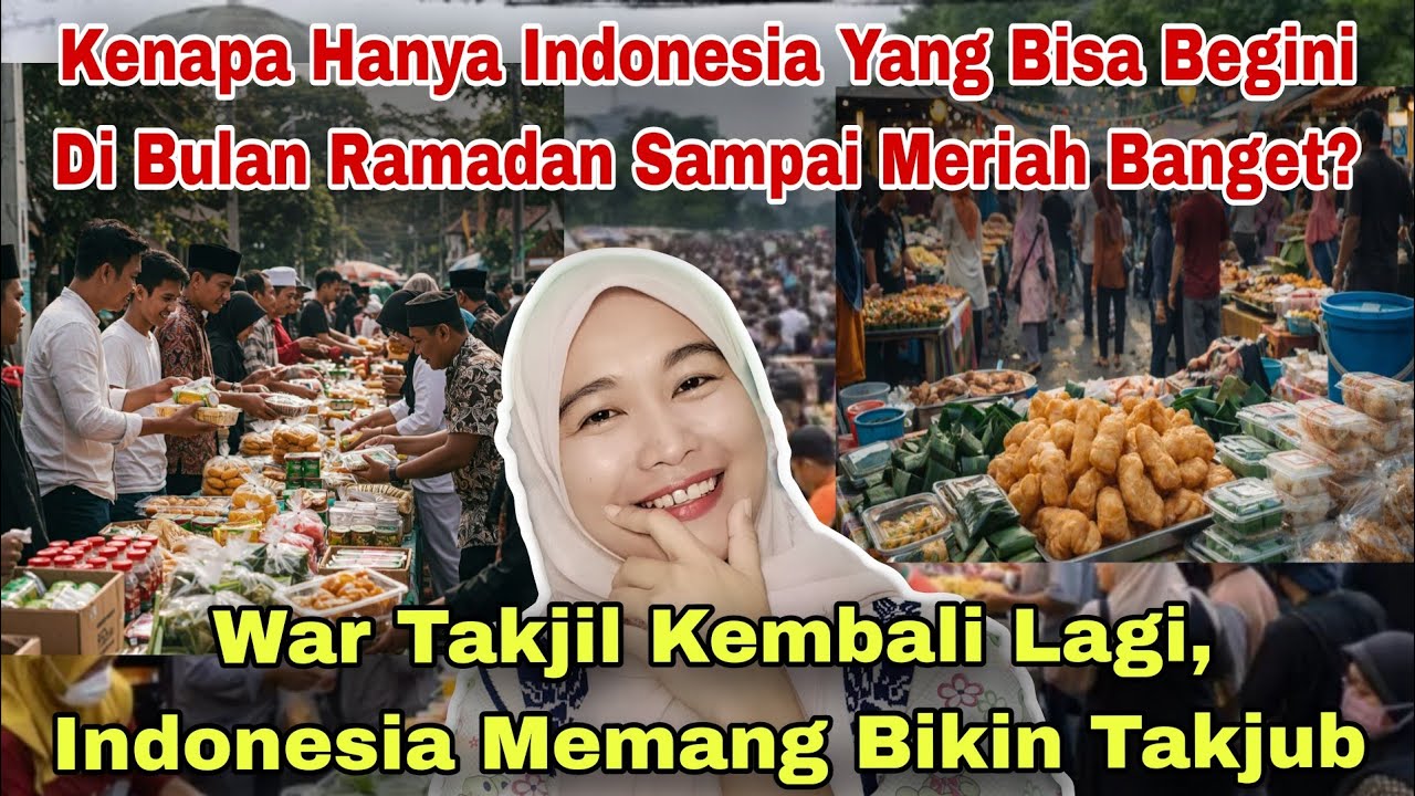 HANYA INDONESIA BISA BEGINI, BULAN RAMADHAN PENUH KEUNIKAN SAMPAI ADA WAR TAKJIL‼️MALAYSIAN REACT