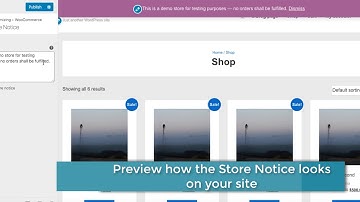 How to display a store notice on your WooCommerce store?